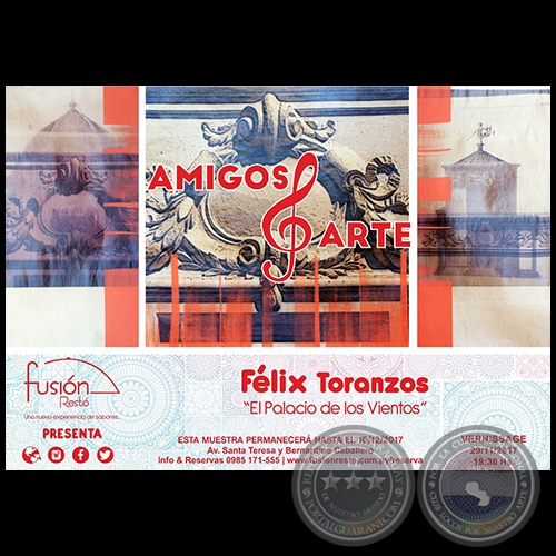 Flix Toranzos El Palacio de los Vientos - Artista:  Flix Toranzos - Viernes, 29 de noviembre de 2017